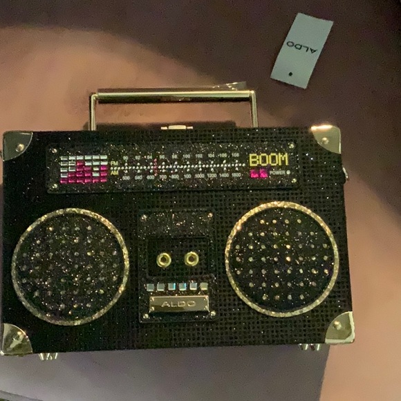 ALDO EMBELLISHED BOOMBOX Purse - Picture 12 of 14